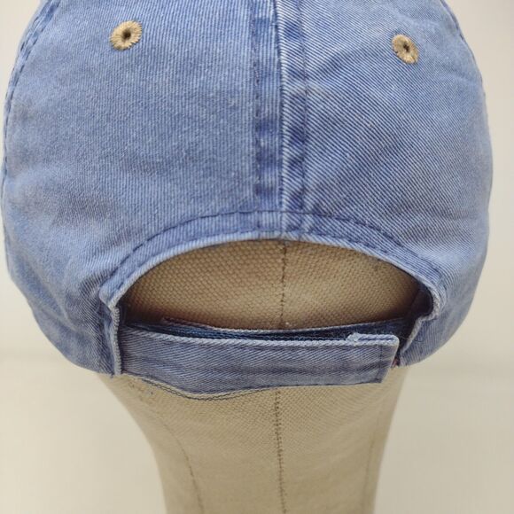 Orange Beach Alabama Mens Strapback Hat Blue Adjustable Embroidered Logo - Picture 8 of 11